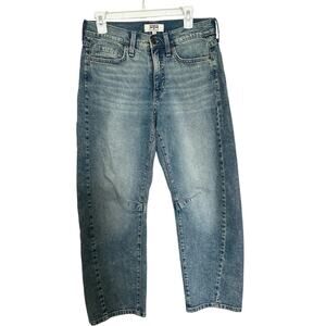 Robert Rodriguez Barrel Seamed Jeans.size 2/26 and blue wash, curved front seams
